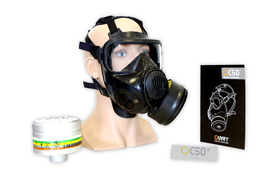 Masque NRBC OC50® – Ouvry – Systèmes de protection NRBC