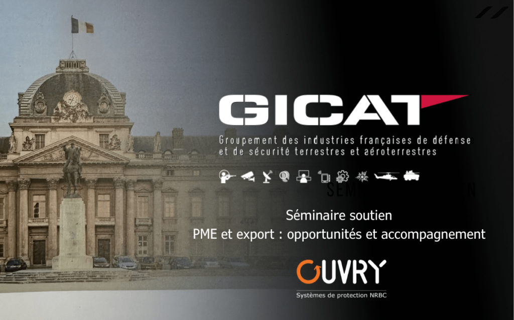 La Société Ouvry s’engage pour le développement des PME à l’export – séminaire GICAT