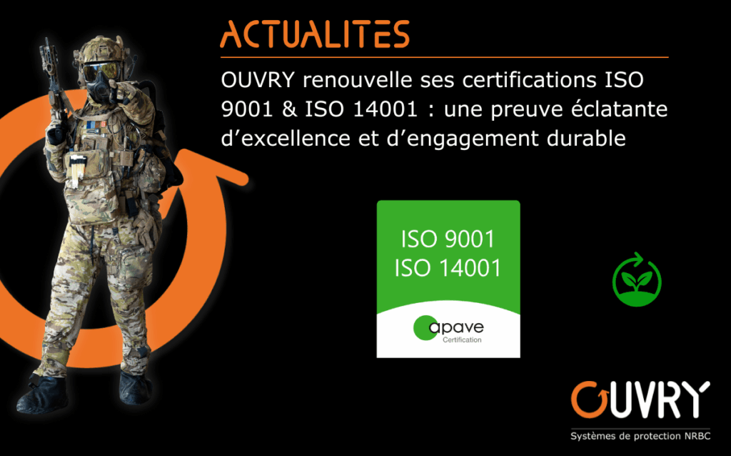 OUVRY renouvelle ses certifications ISO 9001 & ISO 14001 : une preuve éclatante d’excellence et d’engagement durable