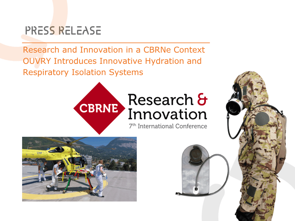Research and Innovation in a CBRNe Context: Ouvry Showcases ODRINK and AIR PROTEC®