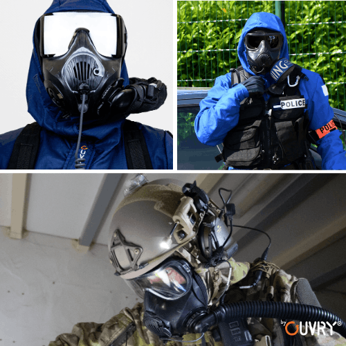 Masque respiratoire de protection NRBC O'C50 Ouvry